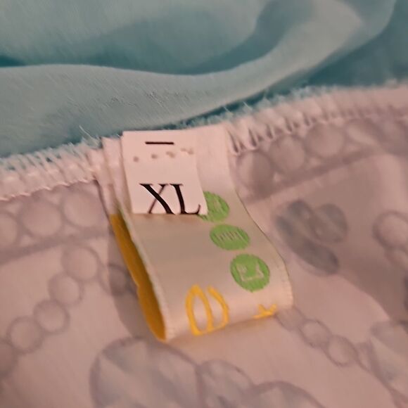 Boutique Style Aqua Halter Maxi dress size XL - Picture 8 of 12